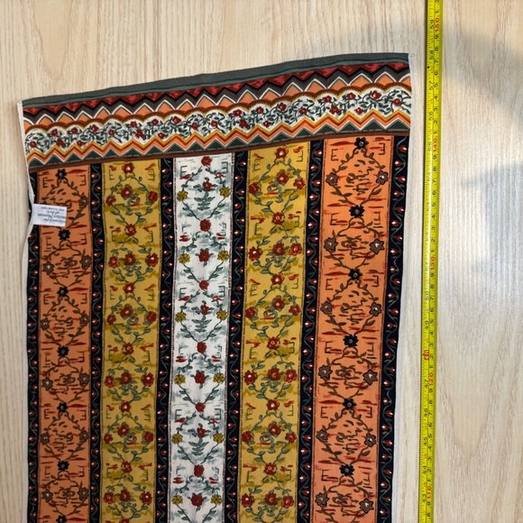 Vintage The Met Metropolitan Museum Of Art Long Silk Floral Scarf - Picture 5 of 6